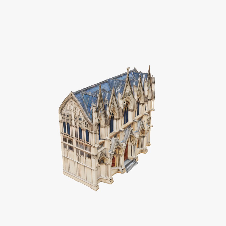 Gothic Cathedral Facade model pack